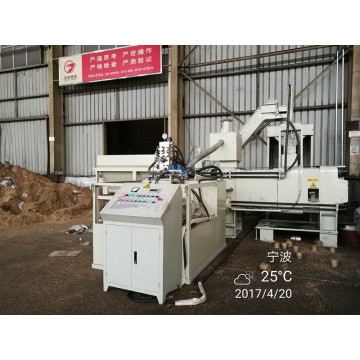 Horizontal Automatic Steel Chips Sawdust Briquetting Machine